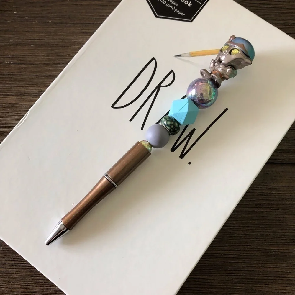 Disney Doorables: Star Wars: Professor Huyang handmade beaded pen